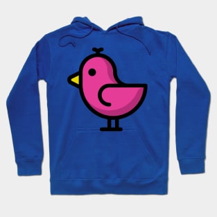 Little Big Bird Birdie Pink Hoodie